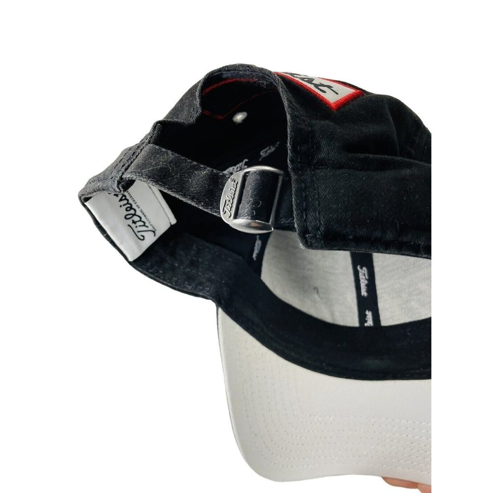 Titleist FJ Pro V1 Logo Golf Baseball Cap Hat Adjustable Black White Embroidered - Picture 11 of 12